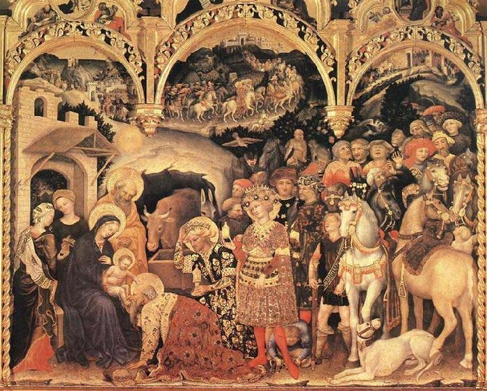 Gentile da Fabriano Adoration of the Magi oil painting picture